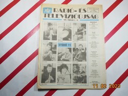 Régi retro - rtv - Rádió-és Televízióújság - 1991. február 4-10. - Születésnapra ajándékba.