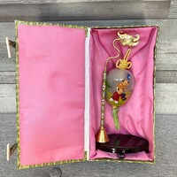 Antik kínai kézzel festett tojás dísz