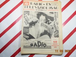 Régi retro - rtv - Rádió-és Televízióújság - 1990. szeptember 10-16. - Születésnapra ajándékba.