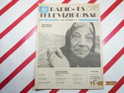 Régi retro - rtv - Rádió-és Televízióújság - 1990. szeptember 3-9. - Születésnapra ajándékba.