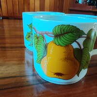 1 db Alföldi porcelán körte mintás bögre