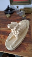 Vastagh György Herendi porcelán ír szetter kutyaszobra