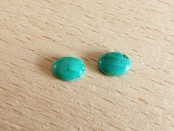 2.65ct Valódi Természetes Türkiz kaboson 2db