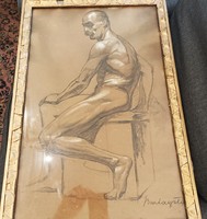 Barcsay Jenő tanulmány, rajz