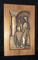 Nagy István János szobrászművész  : Udvarlás ( bronz )