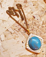 Retro aranyozott fém nyaklánc