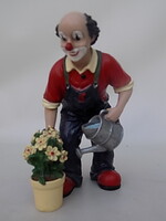 Gilde Clowns Comedy Collection  virágot locsoló bohóc figura