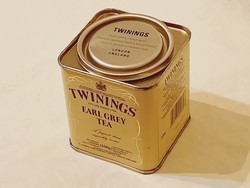 Üres doboz fém TWININGS EARL GREY tea