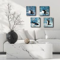 Vörös Edit: Still Life Set of 4 Modern Painting