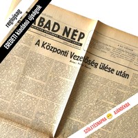 1953 május 20  /  SZABAD NÉP  /  Szülinapilap :-) Eredeti, régi ÚJSÁG Ssz.:  26111