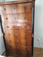 Art Deco 7 fiókos komód