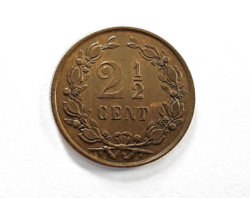 Hollandia 2 1/2 Cent 1880