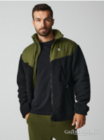 SHERPA DZSEKI XL-S NAGYON SZÉP SZÍNŰ ZÖLD ÉS FEKETE.