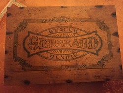 Kugler Henrik süteményes fadoboz