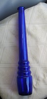 Retro Elegant Blue Glass Vase