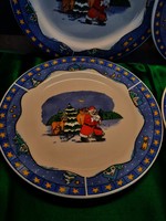 GÖTZ télapós kistányér, 4 db