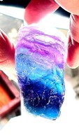Átlátszó Rainbow Fluorit kristály- 135g -  akár ékszerkészítéshez - Gyűjtői darab