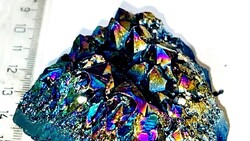 Titatnium Aura Druza -   nyers ásvány - 85g -  akár ékszerkészítéshez- gyűjtői darab
