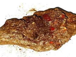 Ritka Hydronium Jarosit arany színű porzós nyers ásvány- - 107g -  - gyűjtői darab
