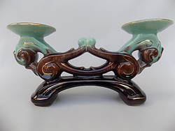 Német Bay porcelán gyertyatartó 1950