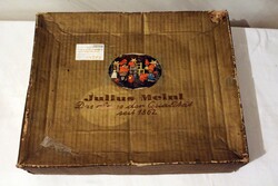 Gyűjtőknek! régi Julius Meinl papír karon doboz