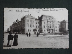 Képeslap,Románia,Kolozsvár,Igazságügyi palota,visszatért emlék bélyegzés 1940,Kuhn Albert kiad. 1917