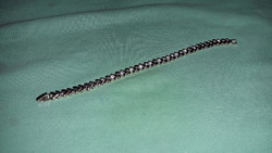 Nagyon szép aranyozott fém bizsu karkötő karlánc, csuklólác bokalánc a 19 cm a képek szerint 1.