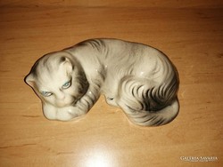 Orosz porcelán cica macska figura (po-1)