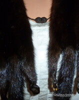 Valódi  NERC  szőrme gallér  ÚJ !!!  NEM TURKÁLÓS !!!