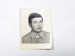 Régi kép fotó fénykép - fiatalember, férfi portré