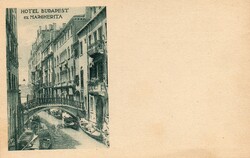 Képeslap:  Hotel Budapest, Velence.