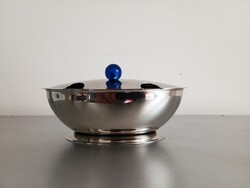 Matteo Thun posztmodern WMF 'Azuro' cukortartó 1986 - ritka