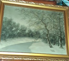 MILLE TÉLI TÁJ SZÉP KERETTEL  52x64