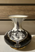 Hollóházi Jurcsák László nagyméretű porcelán váza