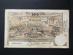 Belgium 100 Francs 1920 F