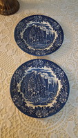 Angol Ironstone fajansz lapostányér 2 db.