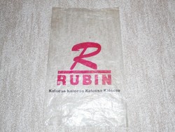 Retro Rubin nylon nejlon tasak zacskó - Kalocsa