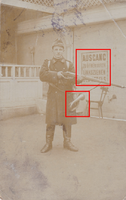 019A KATONA KARABELY PATRONTASKA TROMBITA 1915 KUK AUSZTRO-MAGYARORSZÁG