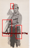 263A KATONA KARABELY MANNLICHER BAJONETT TÁVÍRÁSZ 1918 KUK AUSZTRO-MAGYARORSZÁG