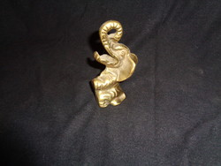 Hollóházi Solid Brass Lucky Elephant Statue