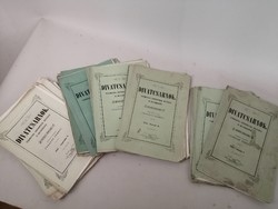 DIVATCSARNOK - TUDOMÁNYOS, SZÉPIRODALMI, MŰVÉSZETI ÉS DIVATKÖZLÖNY - 1858 - 40 DB