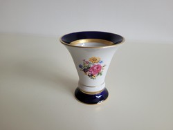 Retro Royal Dux Csehszlovák rózsás porcelán régi váza