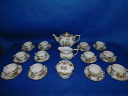 Herendi 12 sz Viktória mintás  teás Garnitúra
