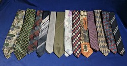 Vintage retro nyakkendő gyűjtemény csomag 13db