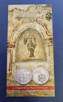 2004 Pécsi Ókeresztény Sírkamrák tájékoztató füzet ezüst emlékérméhez.