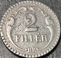 Magyarország 2 fillér, 1940.
