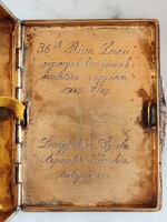 36. Rácz Laci, gypsy king - favorite of Kuno Klebelsberg - silver cigarette case for sale.