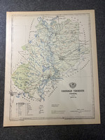 Csongrád vármegye térképe. Gönczy 1897. Magyarország kézi atlasza.