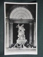 Képeslap,Székesfehérvár,Prohászka Ottokár Emléktemplom,síremlék látkép, 1940-