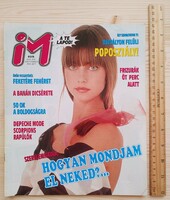 Ifjúsági Magazin 1993/9 Kun Péter Depeche Mode Palcsó Brigitta Telek András Scorpions Rapülők AD Aug